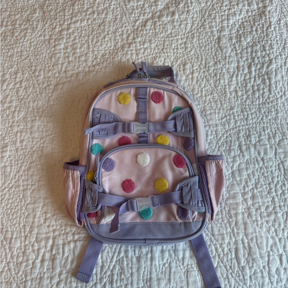 Pottery Barn Kids Mackenzie Polka Dot Backpack - size small